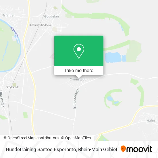 Карта Hundetraining Santos Esperanto