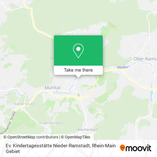 Карта Ev. Kindertagesstätte Nieder-Ramstadt