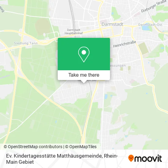 Карта Ev. Kindertagesstätte Matthäusgemeinde