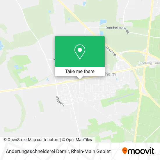 Карта Änderungsschneiderei Demir