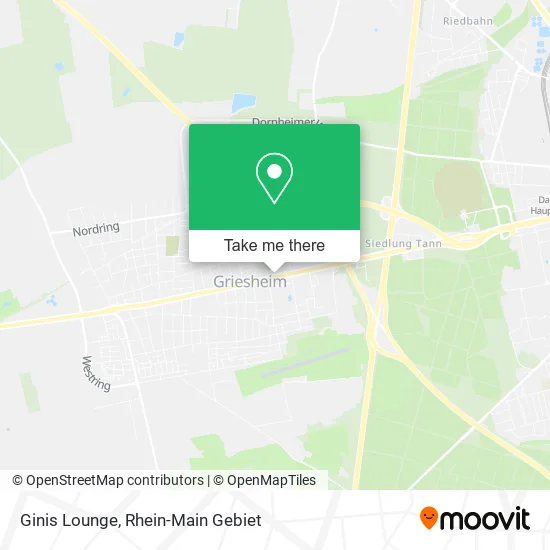 Карта Ginis Lounge