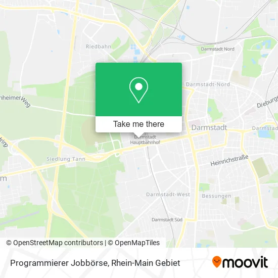 Карта Programmierer Jobbörse