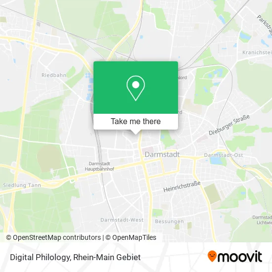 Карта Digital Philology