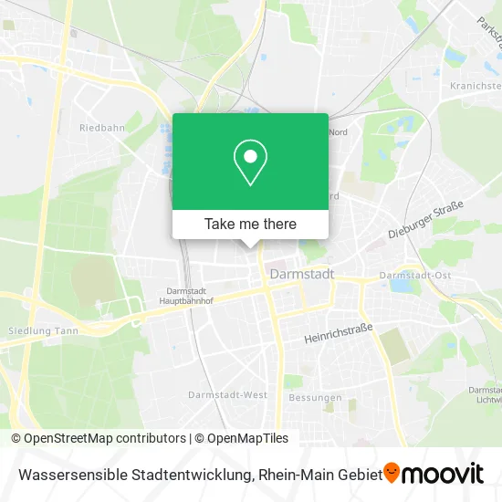 Карта Wassersensible Stadtentwicklung