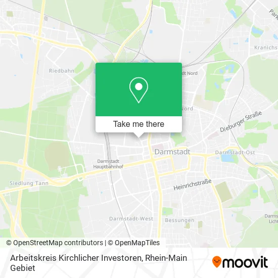 Карта Arbeitskreis Kirchlicher Investoren