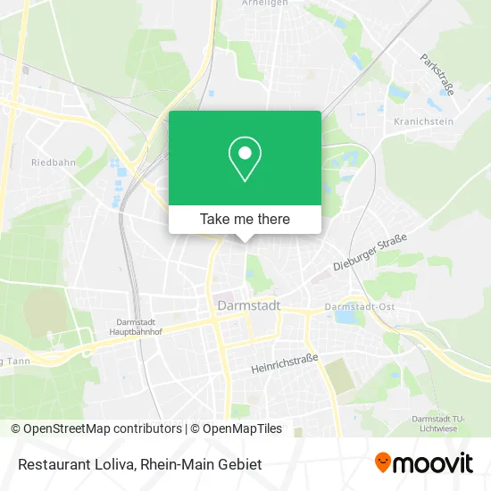 Карта Restaurant Loliva