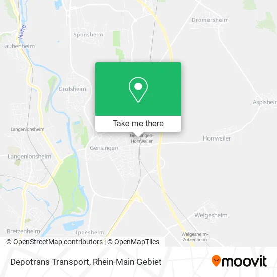Карта Depotrans Transport