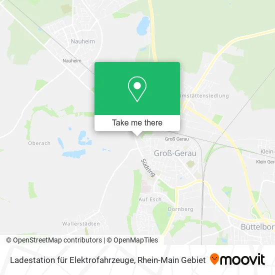 Карта Ladestation für Elektrofahrzeuge