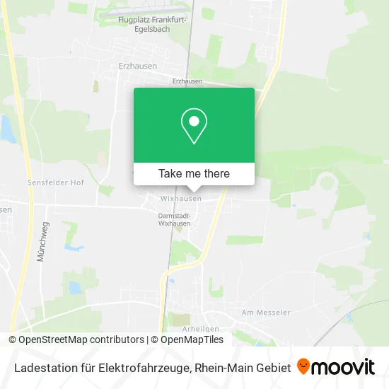 Карта Ladestation für Elektrofahrzeuge