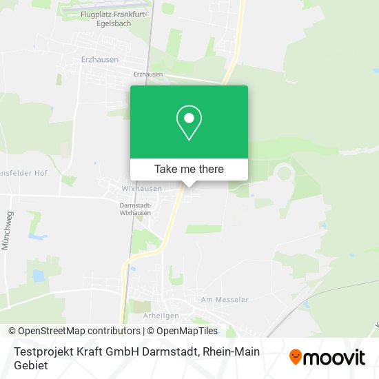 Testprojekt Kraft GmbH Darmstadt map