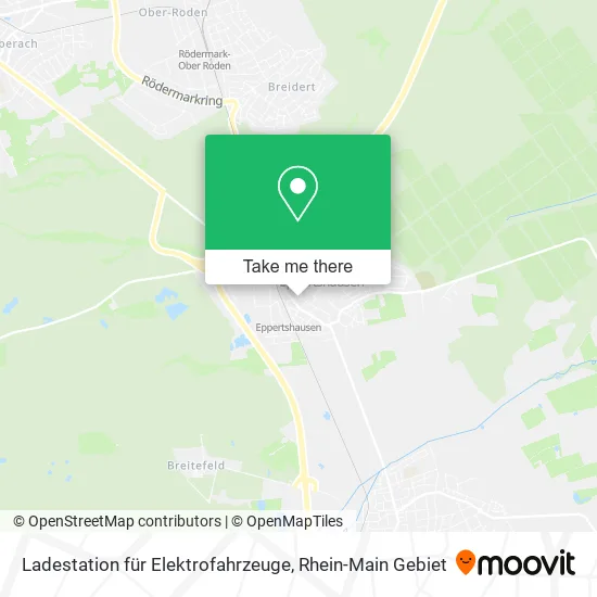 Карта Ladestation für Elektrofahrzeuge