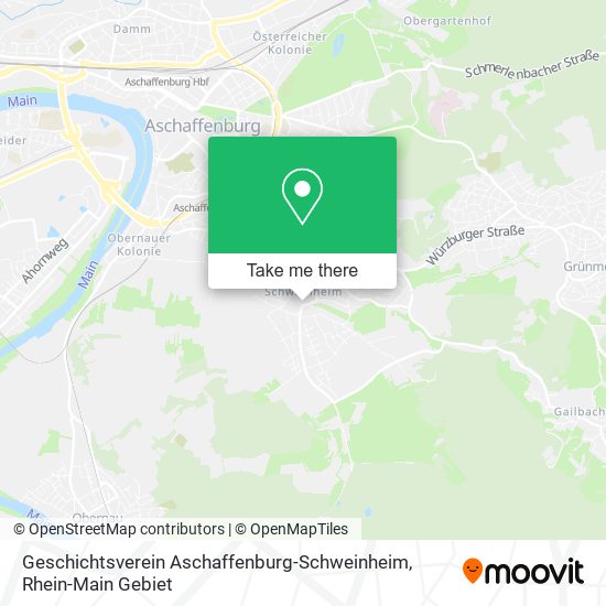 Карта Geschichtsverein Aschaffenburg-Schweinheim
