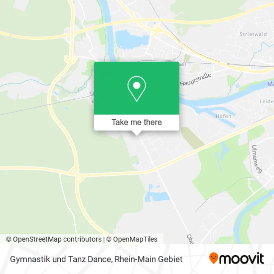 Gymnastik und Tanz Dance map