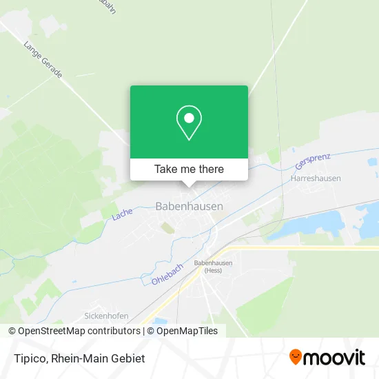 Карта Tipico