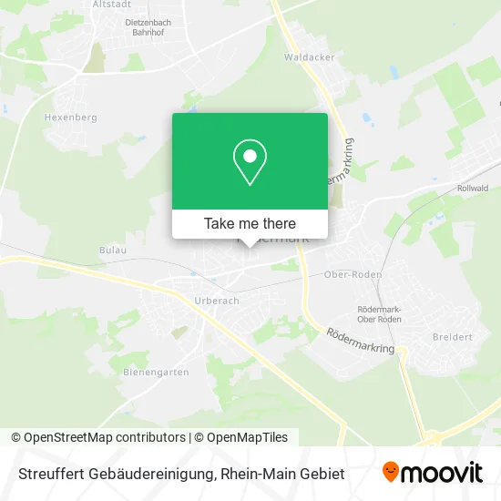 Карта Streuffert Gebäudereinigung