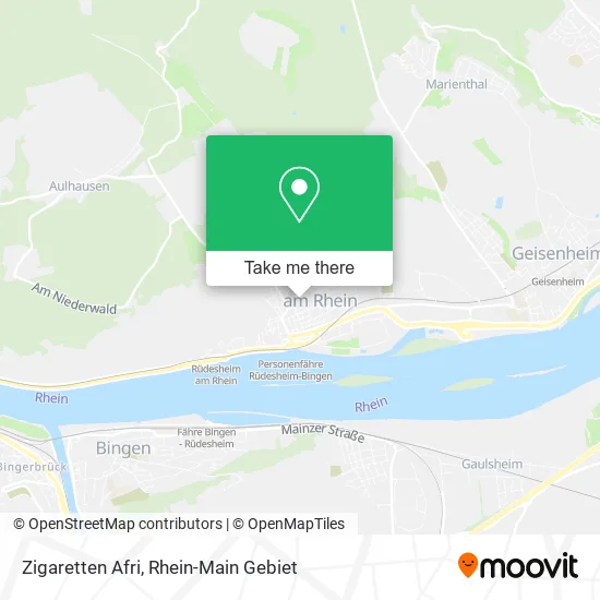 Карта Zigaretten Afri