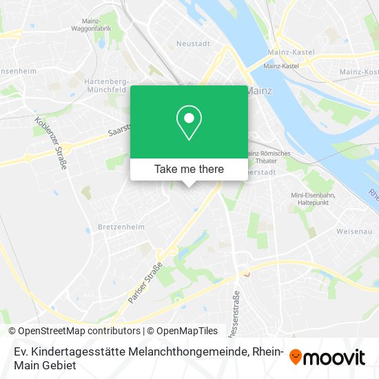 Ev. Kindertagesstätte Melanchthongemeinde map