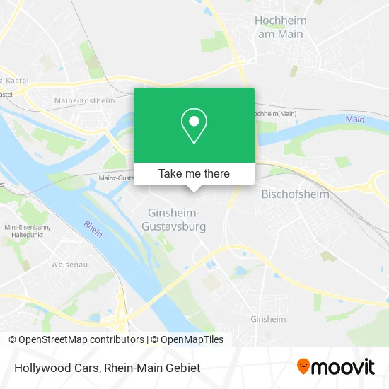 Карта Hollywood Cars