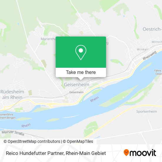 Reico Hundefutter Partner map