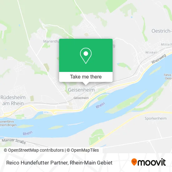 Карта Reico Hundefutter Partner