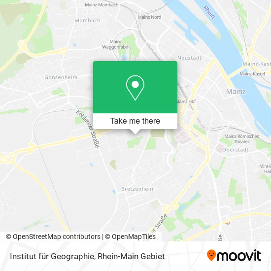 Карта Institut für Geographie