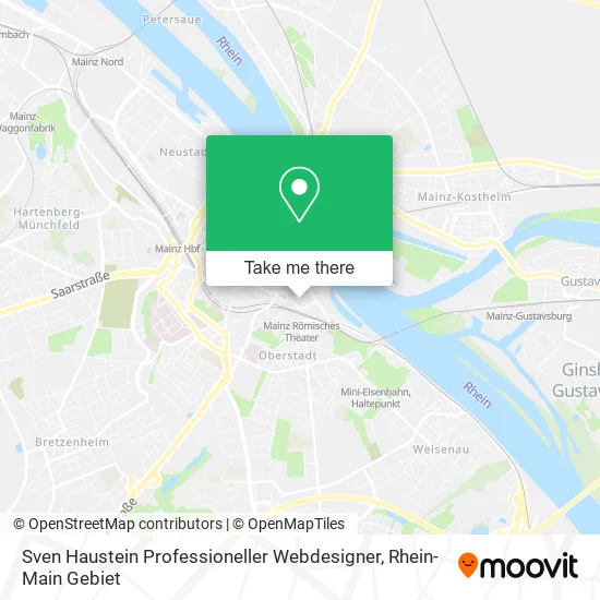 Карта Sven Haustein Professioneller Webdesigner