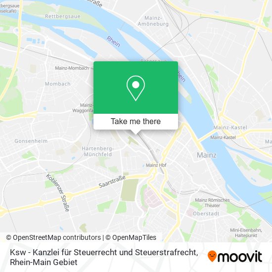 Ksw - Kanzlei für Steuerrecht und Steuerstrafrecht map