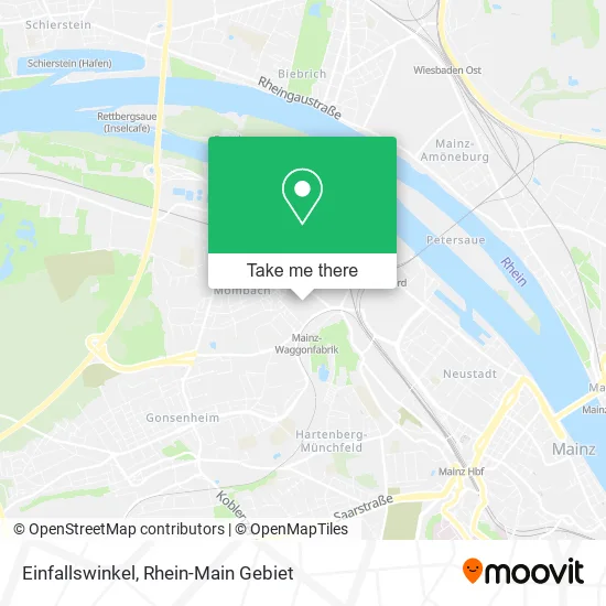 Карта Einfallswinkel