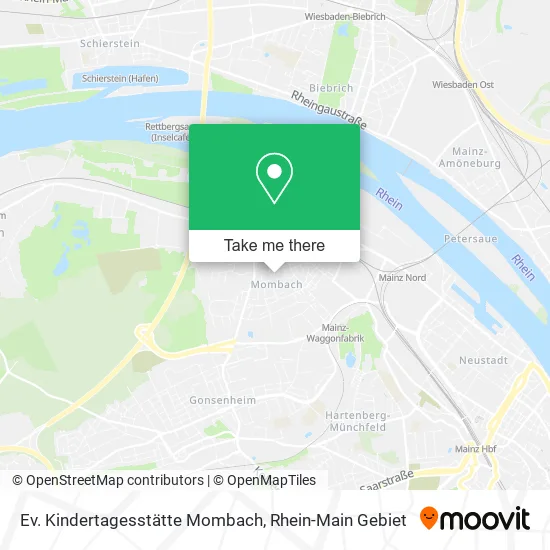 Карта Ev. Kindertagesstätte Mombach