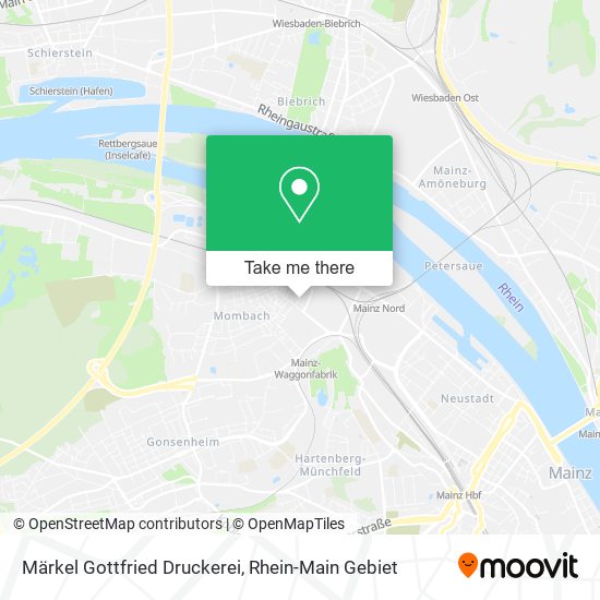 Märkel Gottfried Druckerei map