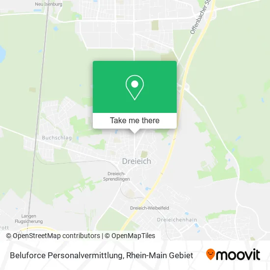Карта Beluforce Personalvermittlung