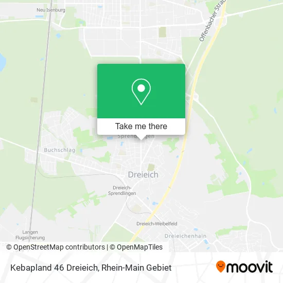 Карта Kebapland 46 Dreieich