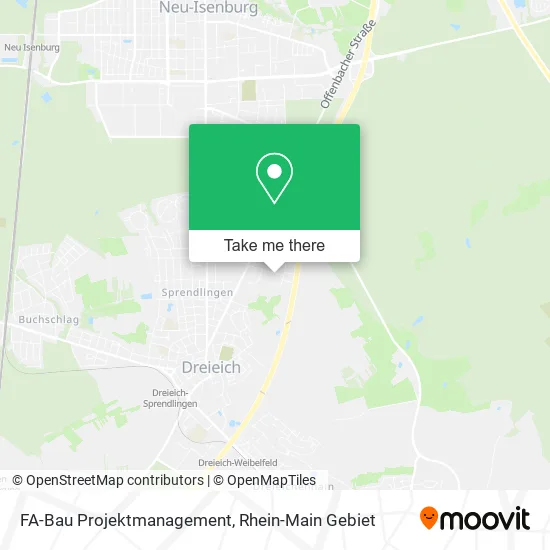 Карта FA-Bau Projektmanagement