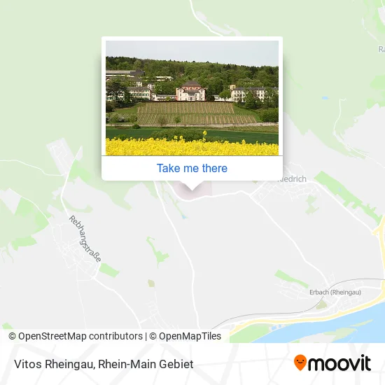 Карта Vitos Rheingau