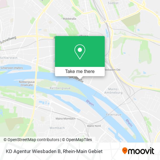 KD Agentur Wiesbaden B map