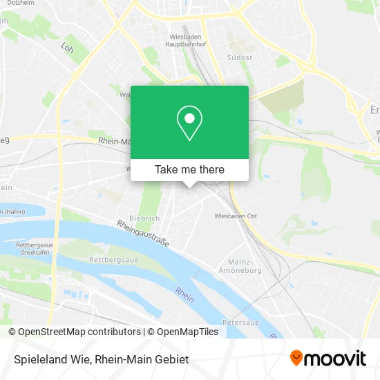 Карта Spieleland Wie