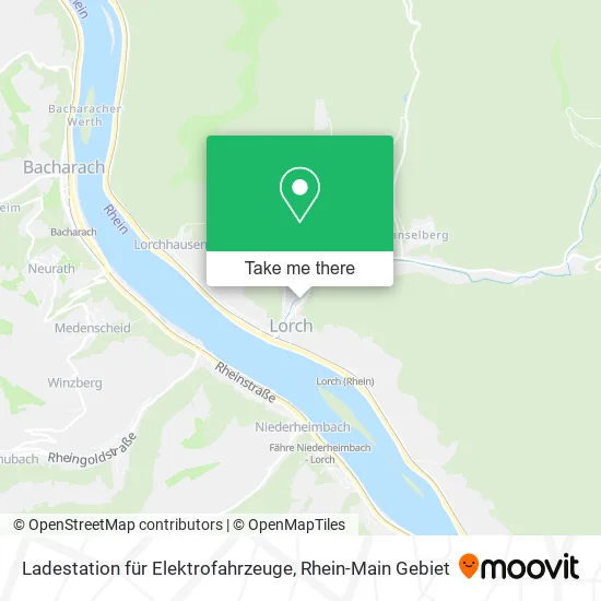 Карта Ladestation für Elektrofahrzeuge