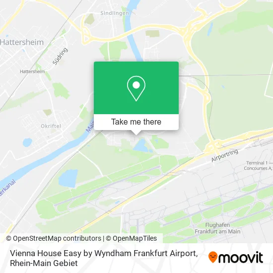 Карта Vienna House Easy by Wyndham Frankfurt Airport