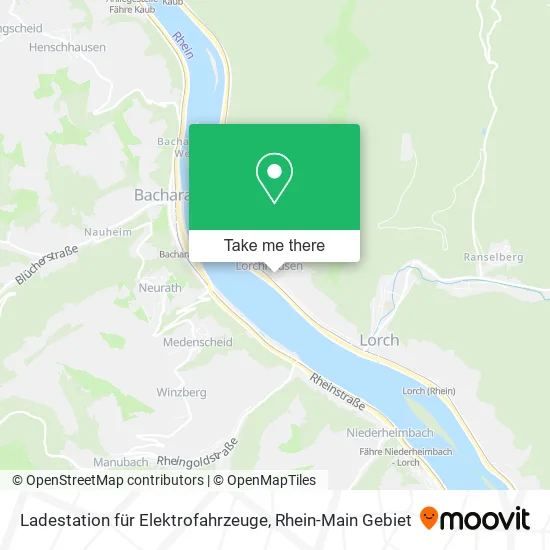 Карта Ladestation für Elektrofahrzeuge