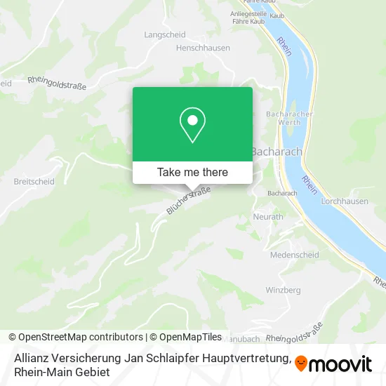 Allianz Versicherung Jan Schlaipfer Hauptvertretung map
