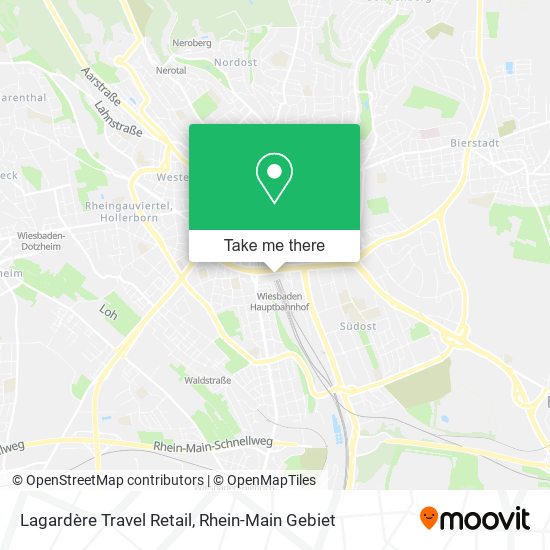 Lagardère Travel Retail map
