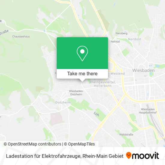 Карта Ladestation für Elektrofahrzeuge