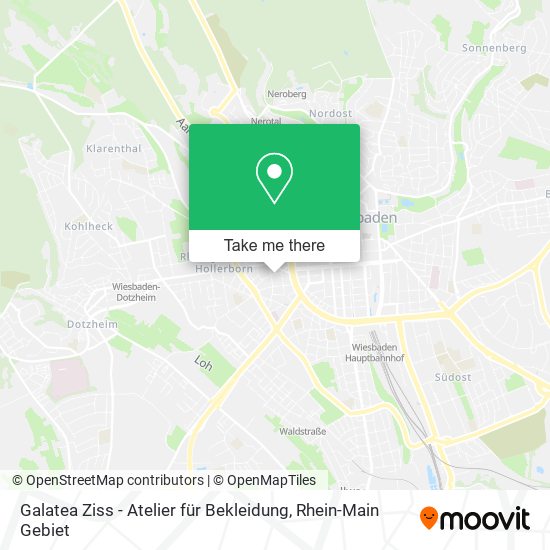 Карта Galatea Ziss - Atelier für Bekleidung