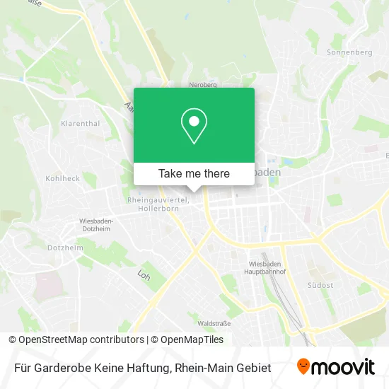 Карта Für Garderobe Keine Haftung