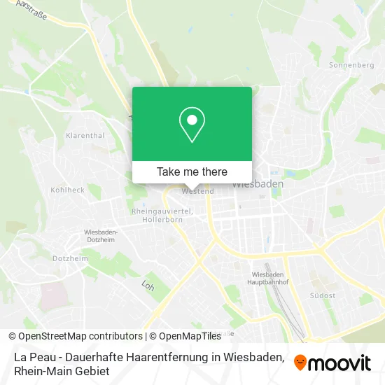 Карта La Peau - Dauerhafte Haarentfernung in Wiesbaden