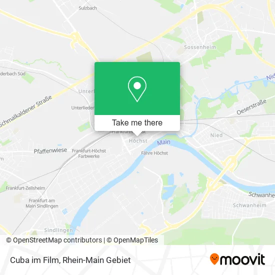 Карта Cuba im Film