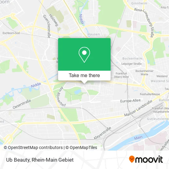 Карта Ub Beauty