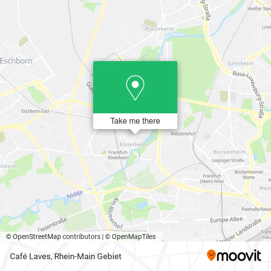 Café Laves map
