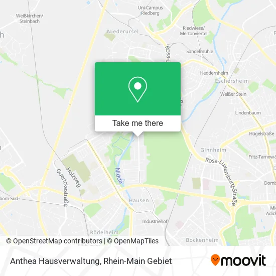Карта Anthea Hausverwaltung