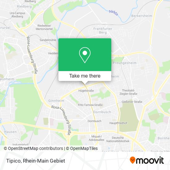 Карта Tipico